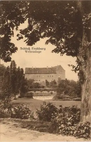 Ansichtskarte Frohburg Blick auf die Wehranlage 1912