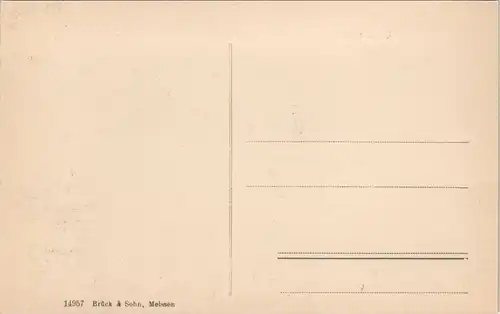 Ansichtskarte Dommitzsch Straßenpartie am Kriegerdenkmal 1912