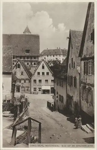 Ansichtskarte Dinkelsbühl NESTLEINSBERG BLICK AUF DAS KAPUZINERKLOSTER 1910