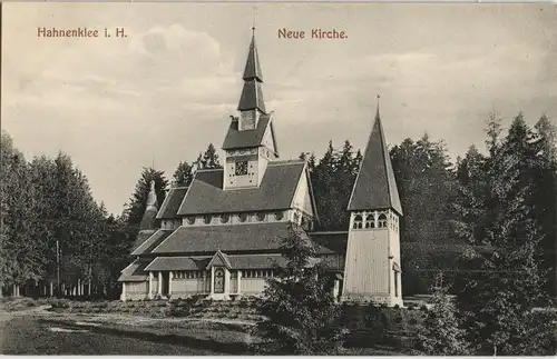 Hahnenklee-Goslar Gustav-Adolf-Stabkirche "Neue Kirche" (Church) 1908