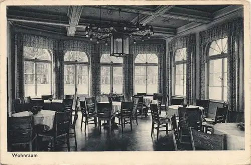 Ansichtskarte Schledehausen-Bissendorf NSV Müttererholungsheim - Saal 1936