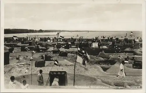 Ansichtskarte Wilhelmshaven Nordstrand - Patriotika 1931