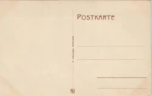 Ansichtskarte Wernigerode Schloß - Schlosshof 1909