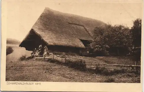 .Baden-Württemberg Schwarzwaldhaus   Schwarzwald Baden-Württemberg 1920