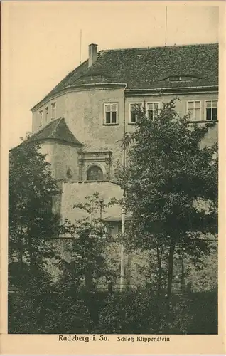 Ansichtskarte Radeberg Schloß Klippenstein - Nah 1913