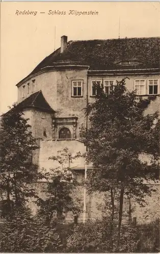 Ansichtskarte Radeberg Schloß Klippenstein - Nah 1913 #