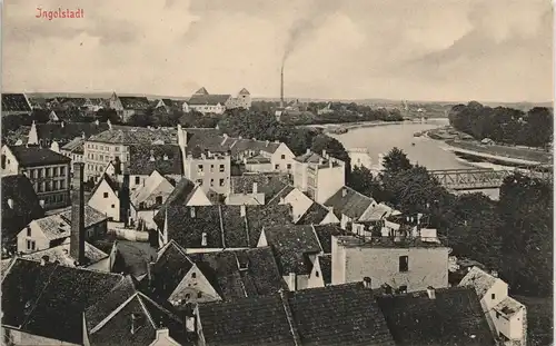 Ansichtskarte Ingolstadt Panorama-Ansicht Stadt Ansicht 1918