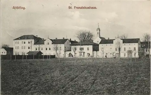 Ansichtskarte Altötting St. Franziskushaus 1908