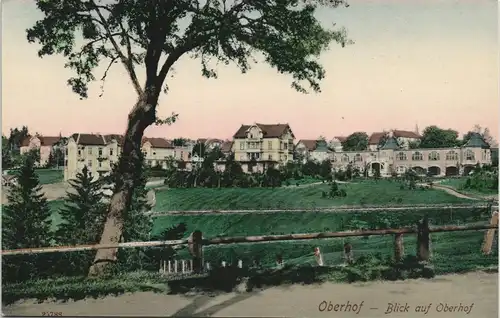 Ansichtskarte Oberhof (Thüringen) Stadt - Villen 1908