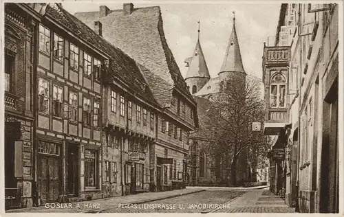 Ansichtskarte Goslar Petersilienstraße 1928