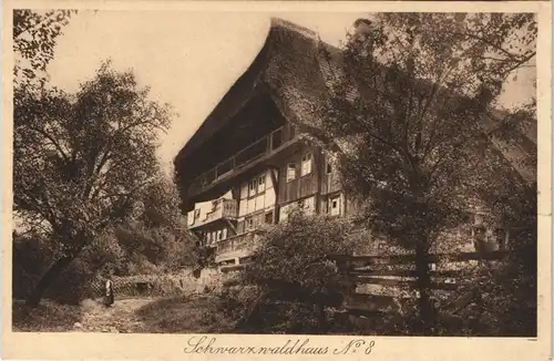 Ansichtskarte .Baden-Württemberg Schwarzwaldhaus Schwarzwald No. 8 1908