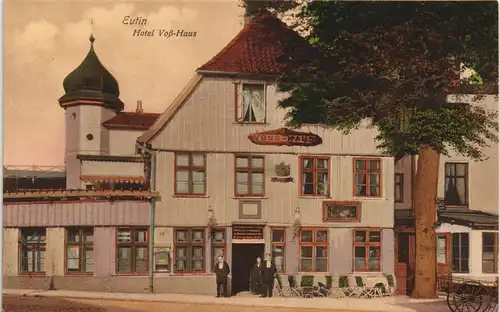 Ansichtskarte Eutin Voss-Haus Gaststätte - coloriert 1908