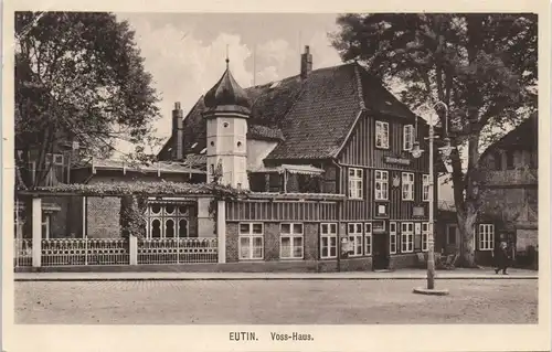 Ansichtskarte Eutin Gaststätte Voss-Haus 1914