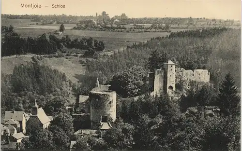 Monschau/Eifel Montjoie Panorama-Ansicht Schloss Montjoie Monschau 1910