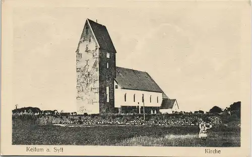 Gemeinde Sylt Insel Sylt Kirche Keitum Gesamtansicht (Church) 1910