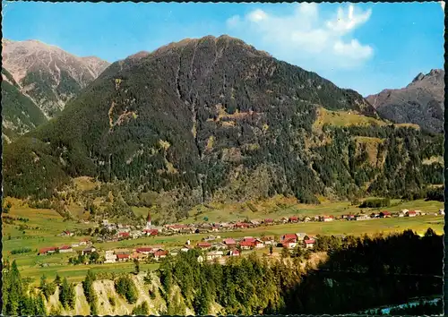 Ansichtskarte Niederthai-Umhausen Panorama Ansicht UMHAUSEN gegen Berge 1963