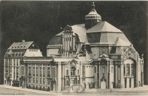 Elberfeld-Wuppertal Elberfelder Stadttheater Theater Gesamtansicht 1906