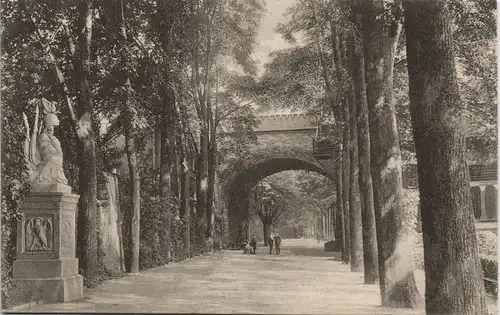 Ansichtskarte Koblenz Straßen Partie an den Kaiserin Augusta-Anlagen 1909