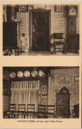 Ansichtskarte Hallig Hooge KÖNIGS PESEL auf der Insel Hallig Hooge 1910