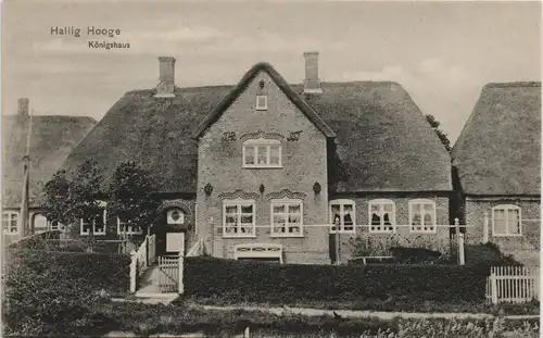 Ansichtskarte Hallig Hooge Königshaus 1910