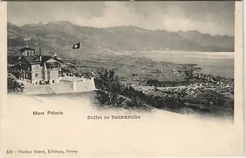 Ansichtskarte Vevey Mont Pèlerin - Gasthaus 1905