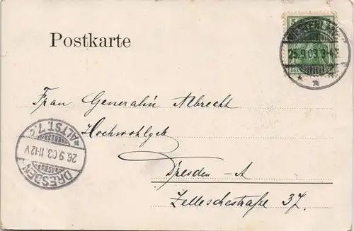 Westerland-Gemeinde Sylt Zelte Strand belebt, steigende Flut 1903