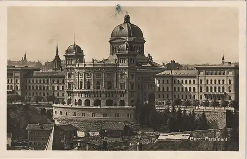 Berner Oberland Berne Bern Le Palais du Parlement Parlament Gebäude 1930