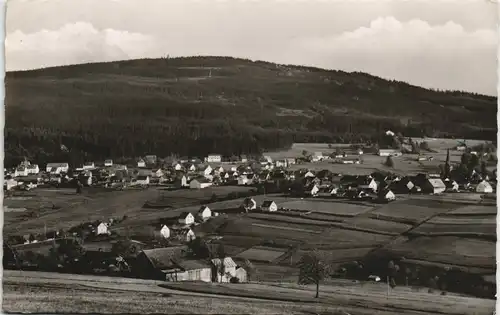 Bischofsgrün Panorama-Ansicht mit Ochsenkopf Fichtelgebirge 1960