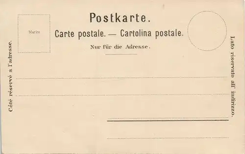 Ansichtskarte Genf Genève Genfersee (Lac Léman) Landkarten AK 1906