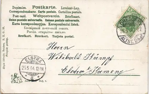 Ansichtskarte  Namen - Name - Künstlerkarte WILLY 1904