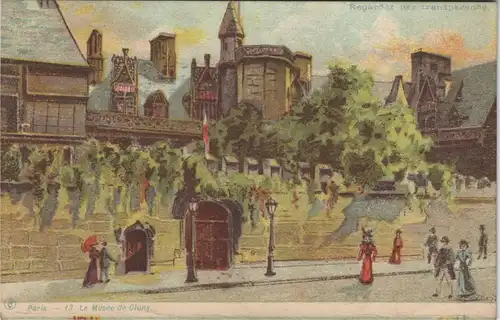 CPA Paris Künstlerkarte - Le Musee de Cluny 19134