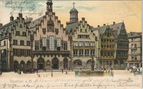 Ansichtskarte Frankfurt am Main Römer 1905