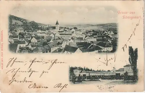 Königswart Lázně Kynžvart 2 Bild Absichten b Karlsbad 1898