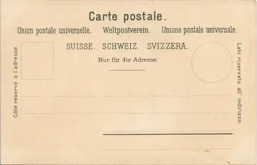 .Schweiz Schweiz Suisse Vaud Waadt - Patriotika Liberte et Patrie 1906