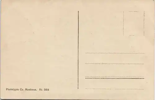 Ansichtskarte Montreux (Muchtern) Château du Châtelard, Fotokarte 1923