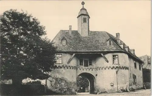 Ansichtskarte Runkel Schloßeingang Runkel 1913