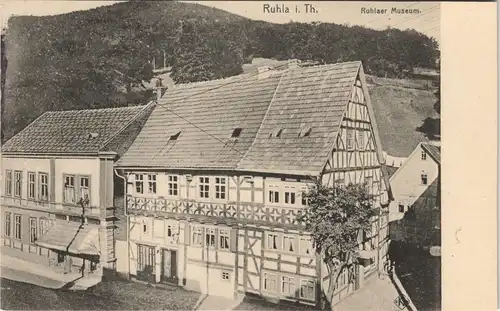 Ansichtskarte Ruhla Partie am Ruhlaer Museum 1912