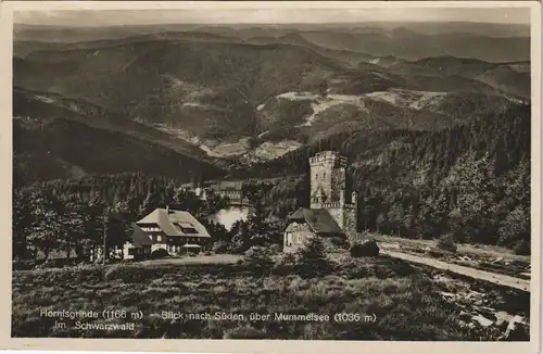 Ansichtskarte Achern Hornisgrinde (Berg) Fotokunst Fotomontage 1932