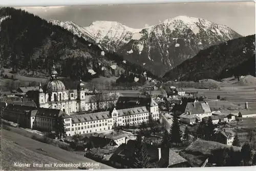 Ansichtskarte Ettal Kloster 1965