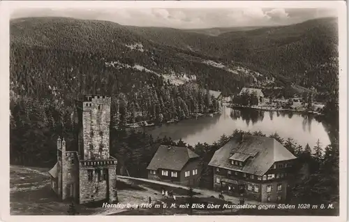 Ansichtskarte Achern Hornisgrinde (Berg) Mummelsee 1932