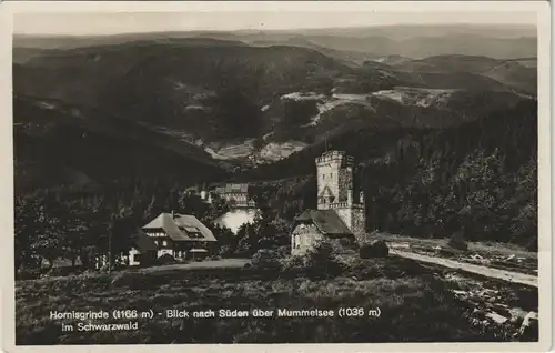 Ansichtskarte Achern Hornisgrinde Fotomontage - Fernsicht 1932