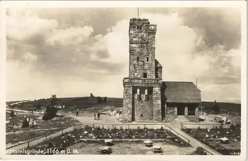 Ansichtskarte Seebach Schwarzwald Echtfoto-AK Aussichtsturm Hornisgrinde 1930