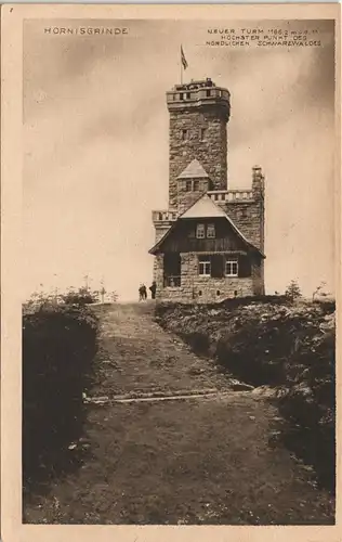 Seebach Aussichtsturm Hornisgrinde Höchster Punkt Schwarzwald 1920