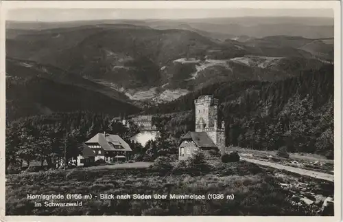 Ansichtskarte Seebach Schwarzwald Hoher Turm Aussichtsturm Hornisgrinde 1937