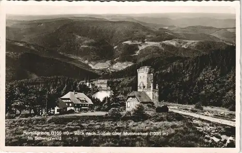 Seebach Aussichtsturm Hornisgrinde Panorama Blick Schwarzwald 1940