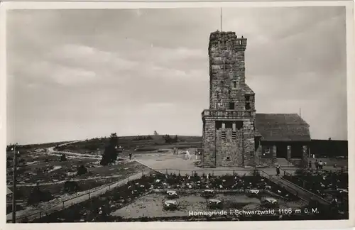Seebach Aussichtsturm Hornisgrinde (highest point of Black Forest) 1930