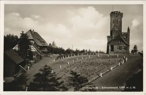 Seebach Schwarzwald: Rasthaus mit Aussichtsturm Hornisgrinde 1940