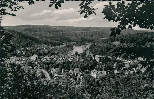 Hannoversch Münden Hann. Münden Panorama-Ansicht Gesamtansicht 1955