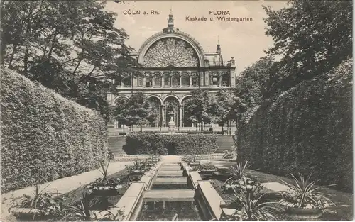 Ansichtskarte Köln Flora - Botanischer Garten, Wintergarten 1910