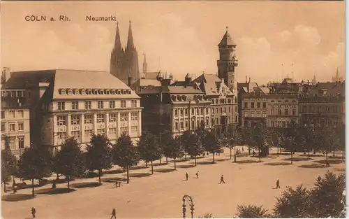 Ansichtskarte Köln Neumarkt 1912